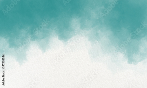 Teal watercolor background