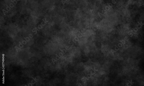 black grunge simple smooth background with gray tint. Dark textured background for banners, brochures, web