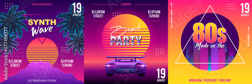 Retro Wave Design Concept