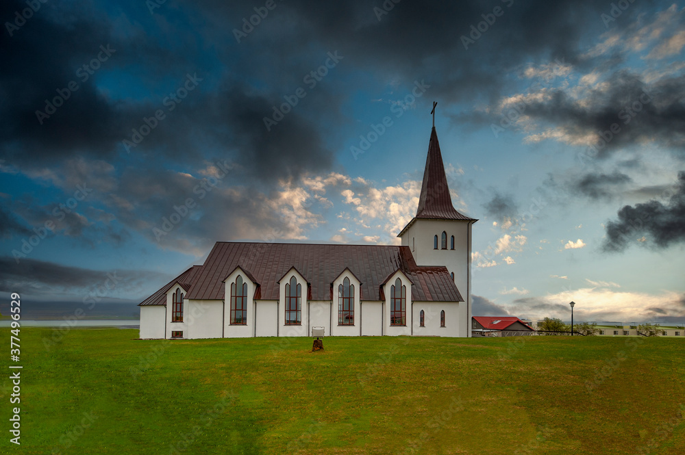 Borgarneskirkja, Church in Borgarnes, Iceland.