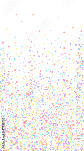 Festive ravishing confetti. Celebration stars. Col