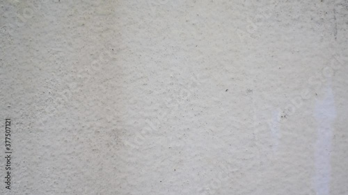 Water droplets on a dry wall