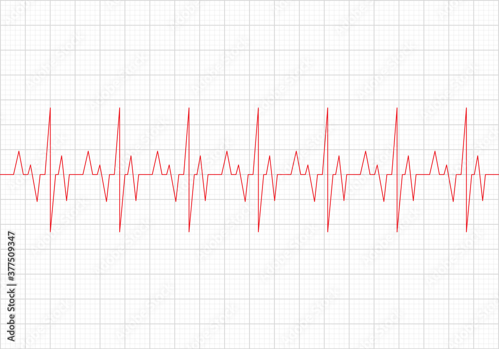 Heart beat line end of life background