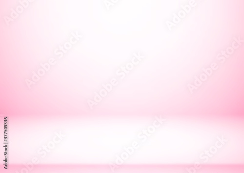 Empty pink studio room background. Used for display or montage your products