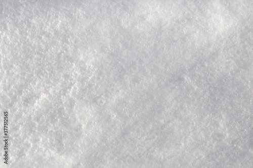 Cold natural fresh white snow background