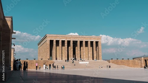 Anitkabir Ataturk tomb in Ankara photo