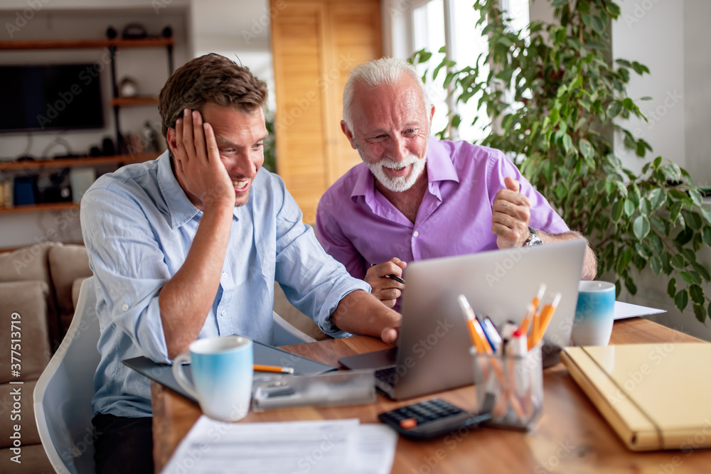 Fototapeta premium Business people working together.