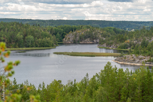 Rocky islands and pine forest