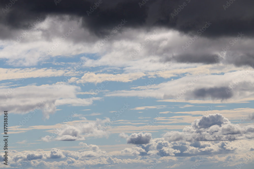 Japan's beautiful three-dimensional sky and clouds Japan's beautiful three-dimensional sky and clouds
