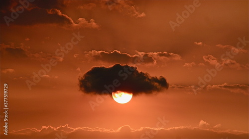 Himmel, Wolken, Blau, Orange, Rosa, Sonnenaufgang, Sonnenuntergang, Morgenstimmung, Abendstimmung, Morgen, Abend, Früh, Wetter, Flug, Stimmung, 