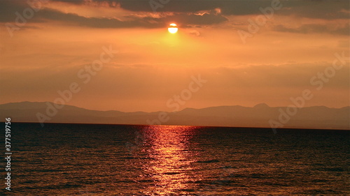 Himmel, Wolken, Blau, Orange, Rosa, Sonnenaufgang, Sonnenuntergang, Morgenstimmung, Abendstimmung, Morgen, Abend, Früh, Wetter, Flug, Stimmung, 