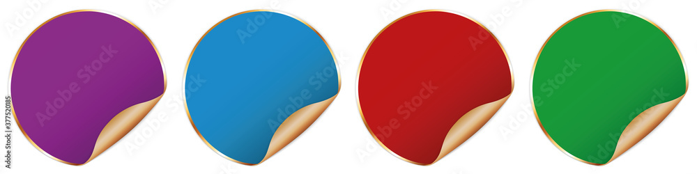 round sticker banner with gold frame and gold corner on transparent background round sticker banner with gold frame and gold corner on transparent background