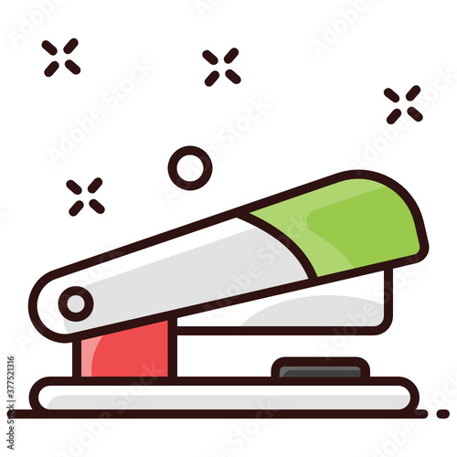 
Device for stapling, icon design of stapler 

