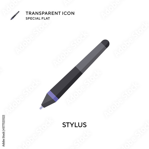 Fotografie, Tablou Stylus vector icon. Flat style illustration. EPS 10 vector.