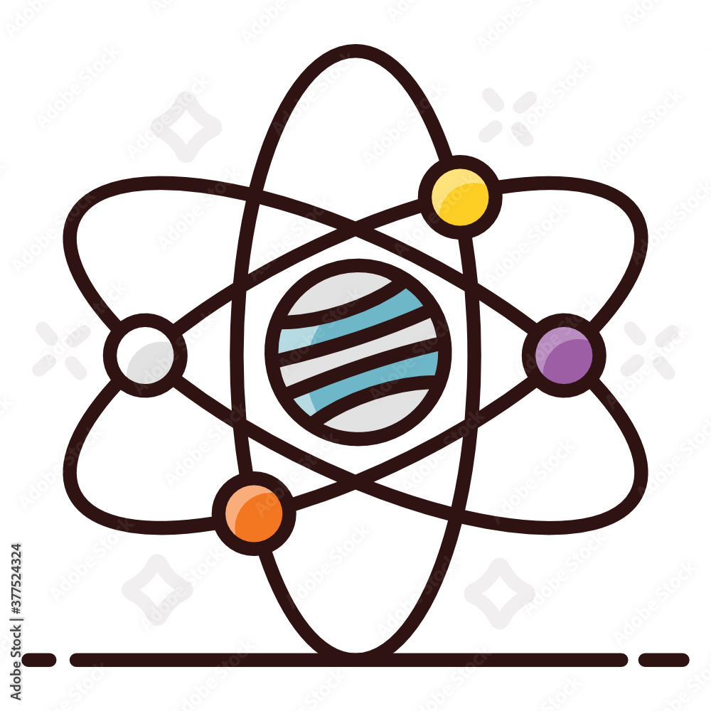 Editable vector style of space science, vector
Editable vector style of space science, vector