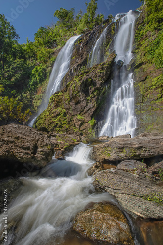 Klong Lan Waterfall in Kamphaeng Phet Province  Thailand