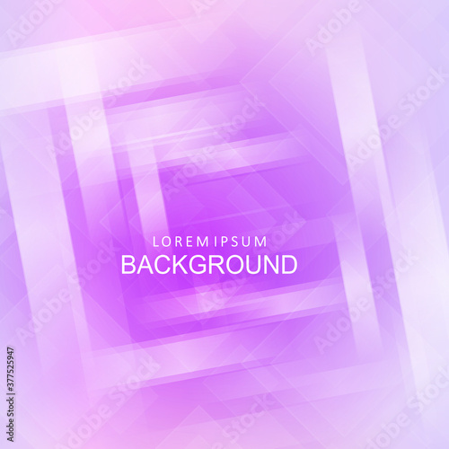 Abstract light purple geometric composition, chaotically drawn squares and stripes