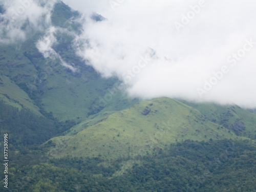 Beautiful hills in the Western Ghats against Banasura sagar dam wayanad, Kerala © JB Photos