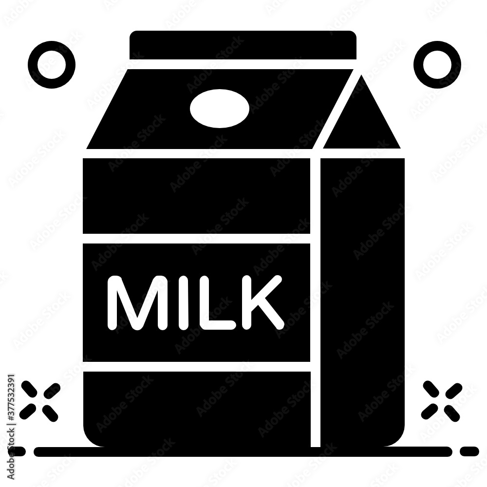 Vector design of milk container, beverage in editable style
Vector design of milk container, beverage in editable style
