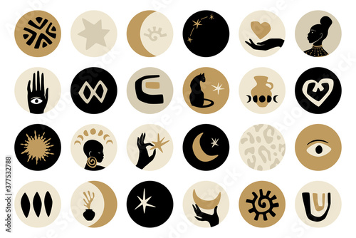 Afro Gold Highlights Set