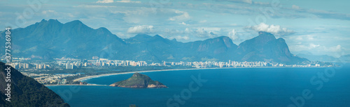 Aerial view of the city of Rio de Janeiro.