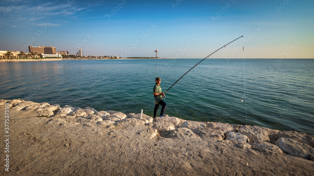 Wonderful Morning view in Al khobar Corniche - Al- Khobar, Saudi Arabia.