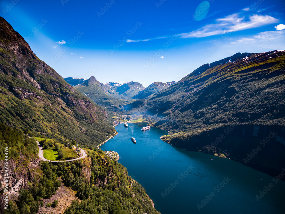 Geiranger fjord, Norway.