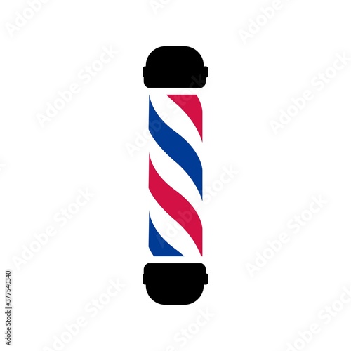 retro barbershop lamp for accessories in shop vector illustration design