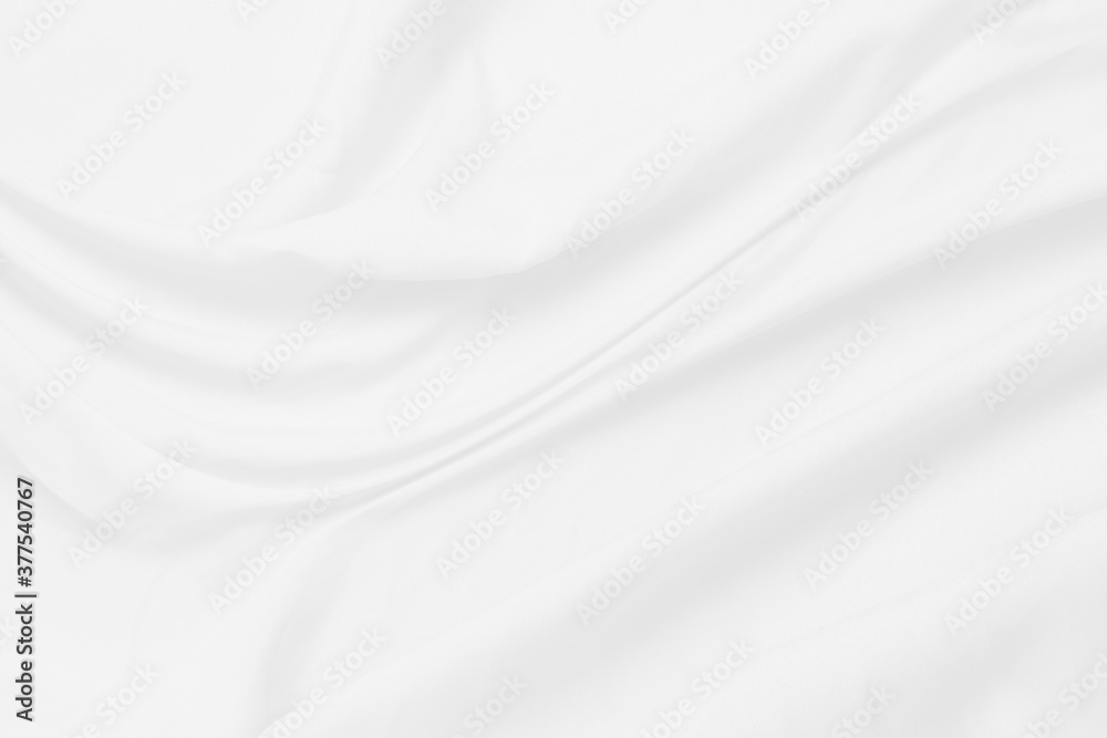 Obraz premium White cloth background soft wrinkled fabric patrem and surface. White colth soft background. White fabric wrinkles.