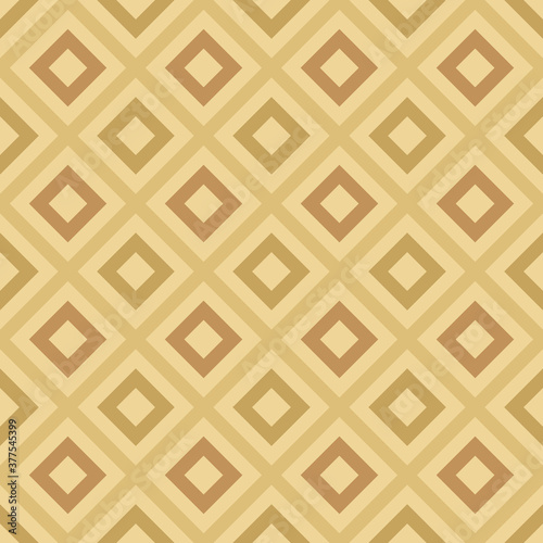 Seamless vintage geometric pattern. Abstract background of square figure. Pastel wrapping paper texture