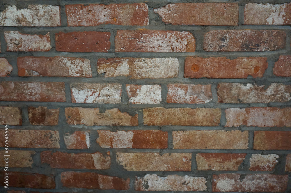 Fototapeta premium Old brown brick wall background