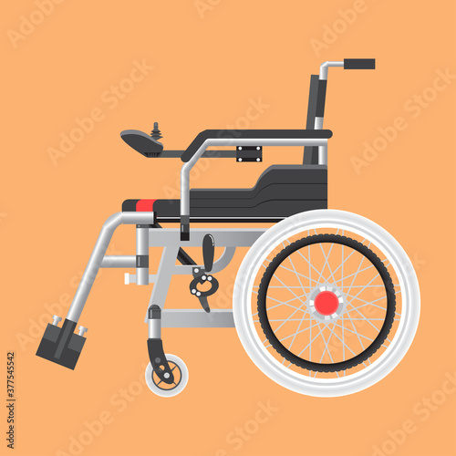 Side of Electric wheelchair