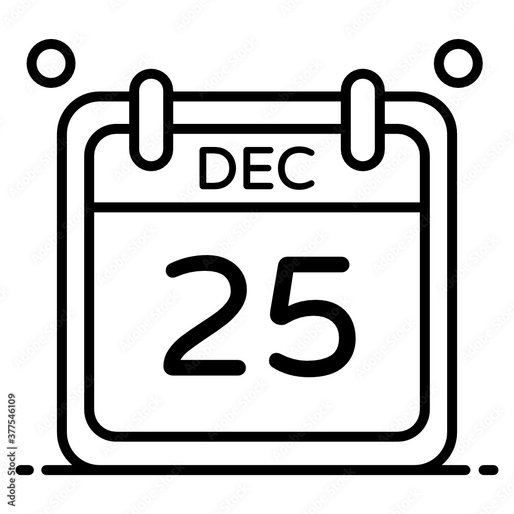 Vector of christmas date in modern style
Vector of christmas date in modern style