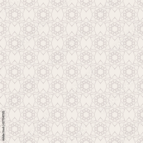 Vector background pattern. Decorative background for wallpaper design. White ornament on a white background