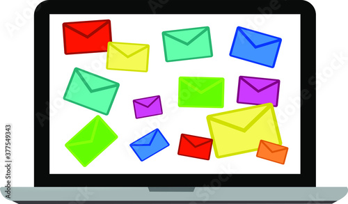 phone with envelope mail