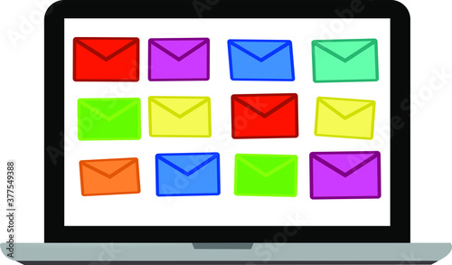 phone with envelope mail