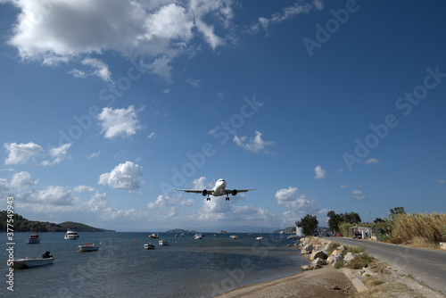 
9/12/2020 Greece, Skiathos Airport, amazing plane landings.