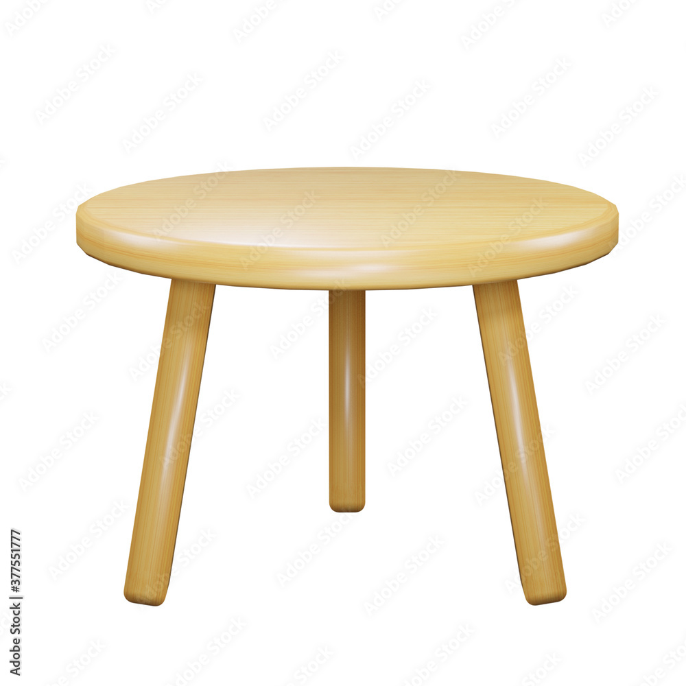 Modern wooden table isolated on white background, save clipping path Modern wooden table isolated on white background, save clipping path