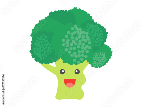 ブロッコリーのキャラクターのイラスト