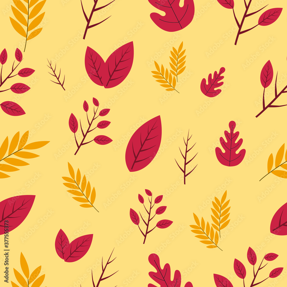 seamless pattern with autumn leaves seamless pattern with autumn leaves