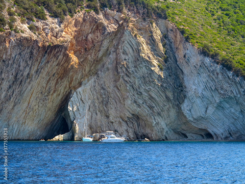 Two boats in Atokos island of Greece