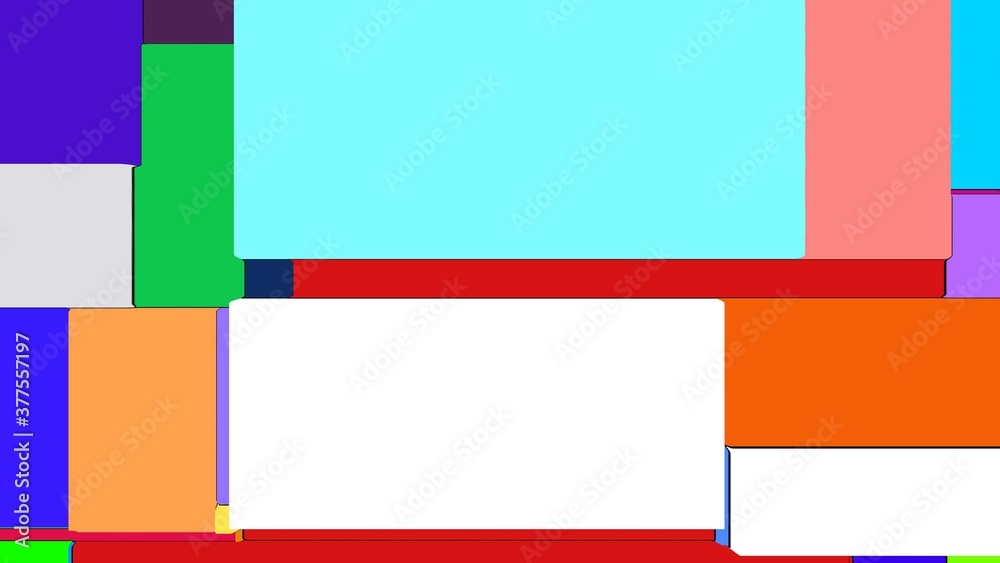 symmetrical abstract background of pixelated geometric shapes. Computer screen noise, color geometrical shapes, flat lay colors squares. symmetrical abstract background of pixelated geometric shapes. Computer screen noise, color geometrical shapes, flat lay colors squares.