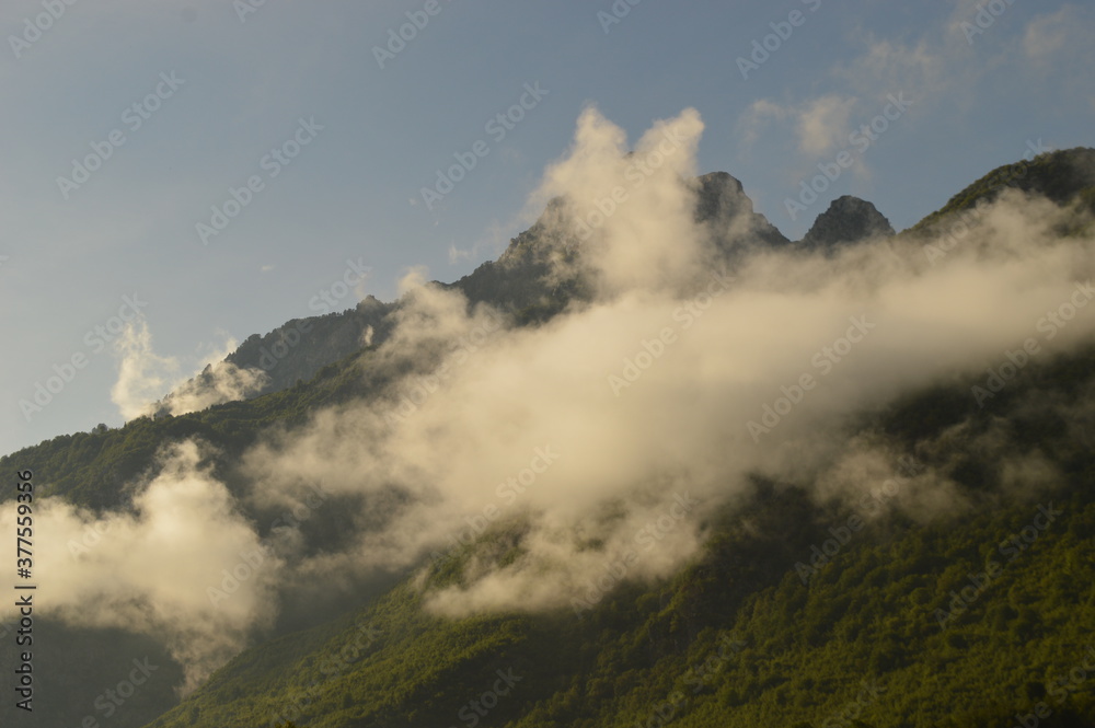 The beautiful and dramatic landscapes of the Valbona Valley in Northern Albania