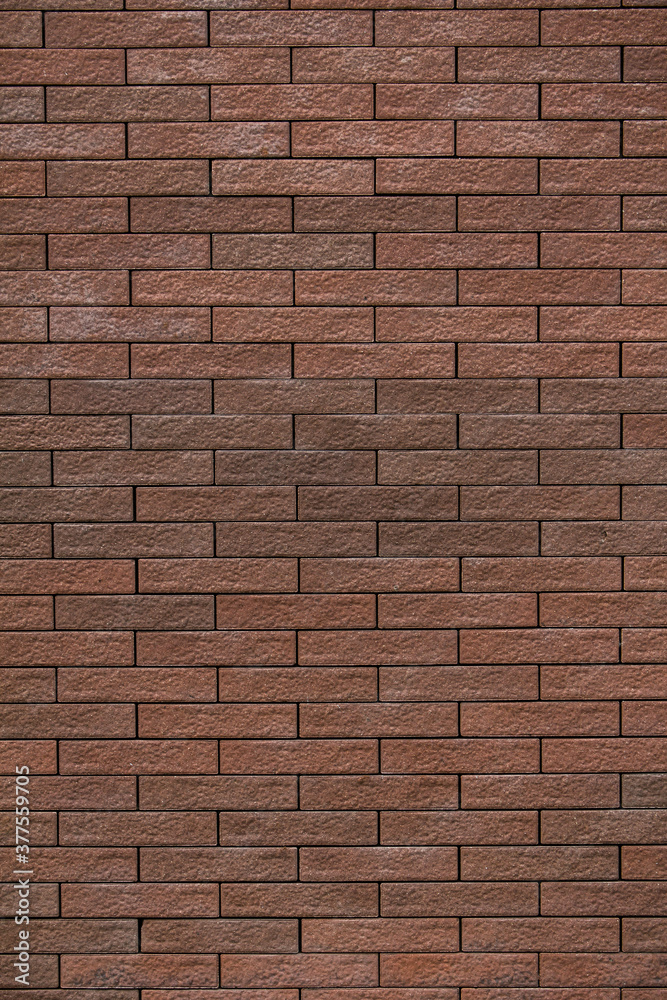 Obraz premium Close up red brick wall background and texture