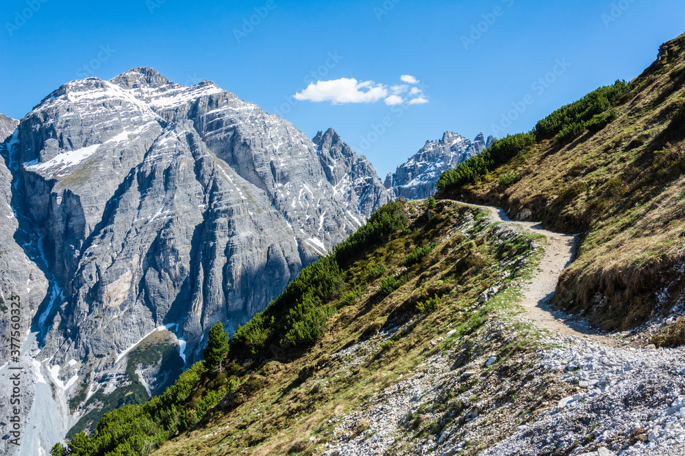 Kirchdach mountain (2,840 m) in the Stubai Alps in Tyrol, Austria.