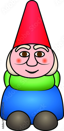 A female garden gnome.