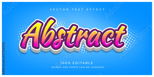 Abstract Text Effect