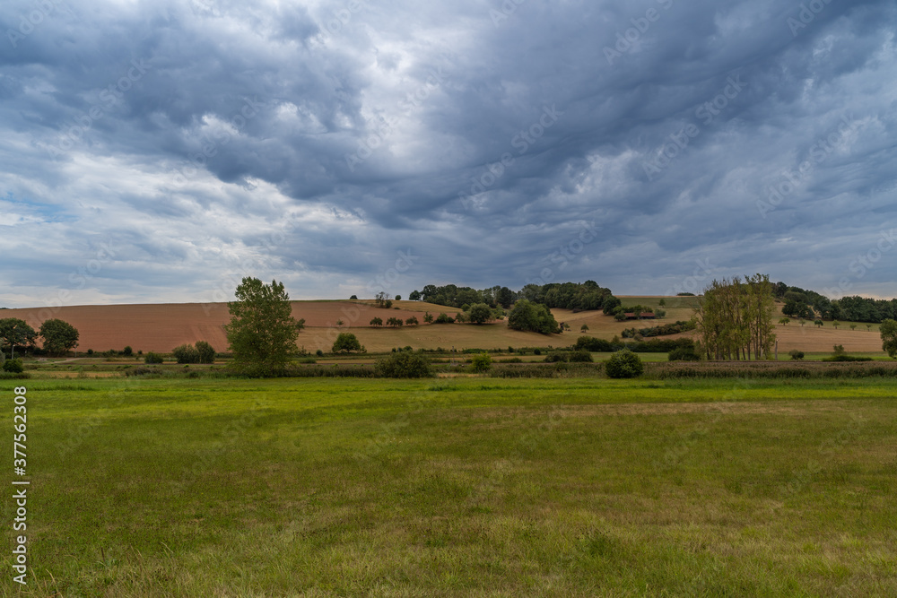 Landscape with Hills and Dramatic Sky Landscape with Hills and Dramatic Sky