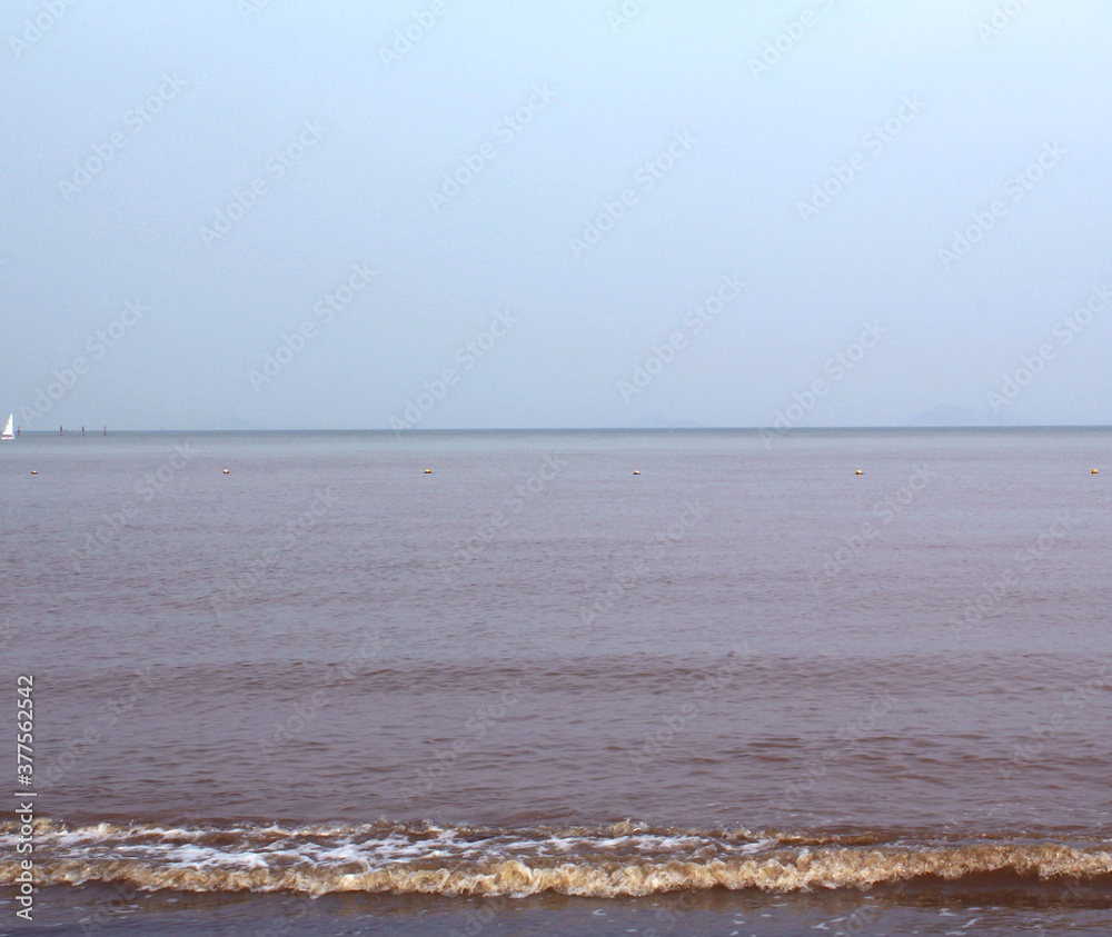 Black sand beach in Macau