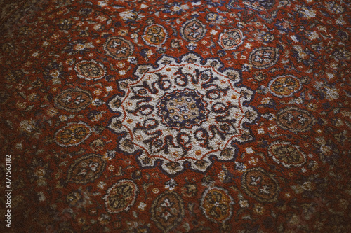 textura de alfombra vintage photo